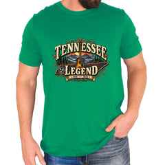 Tennessee Legend Country Music Dolly Mens T-shirt Kelly Green