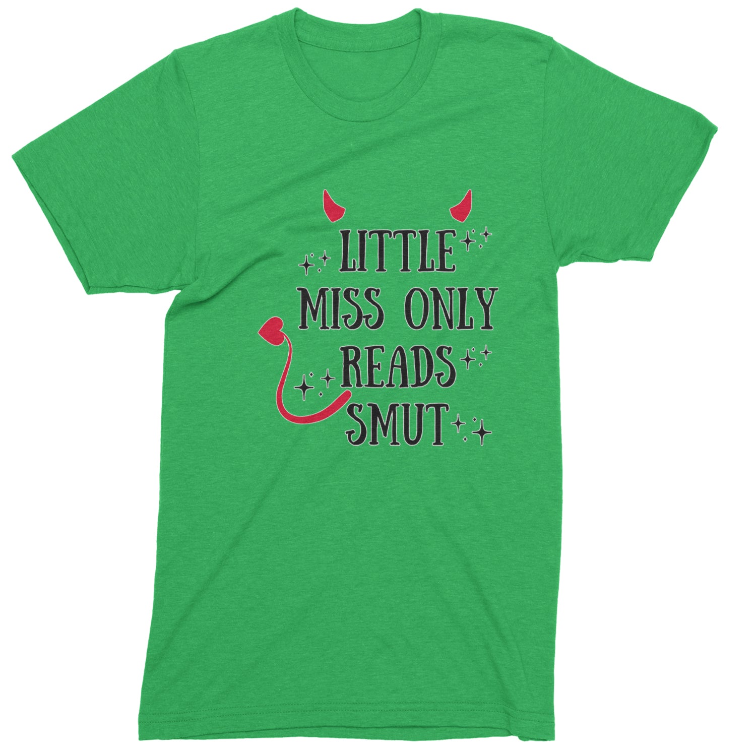 Little Miss Only Reads Smut Devilish Youth-Sized Hoodie Kelly Green