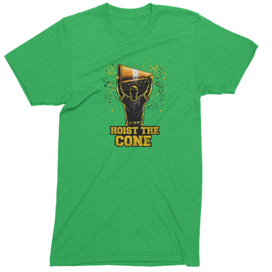 Hoist The Cone Pittsburgh Pride Mens T-shirt Kelly Green