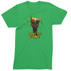 Hoist The Cone Pittsburgh Pride Mens T-shirt Kelly Green