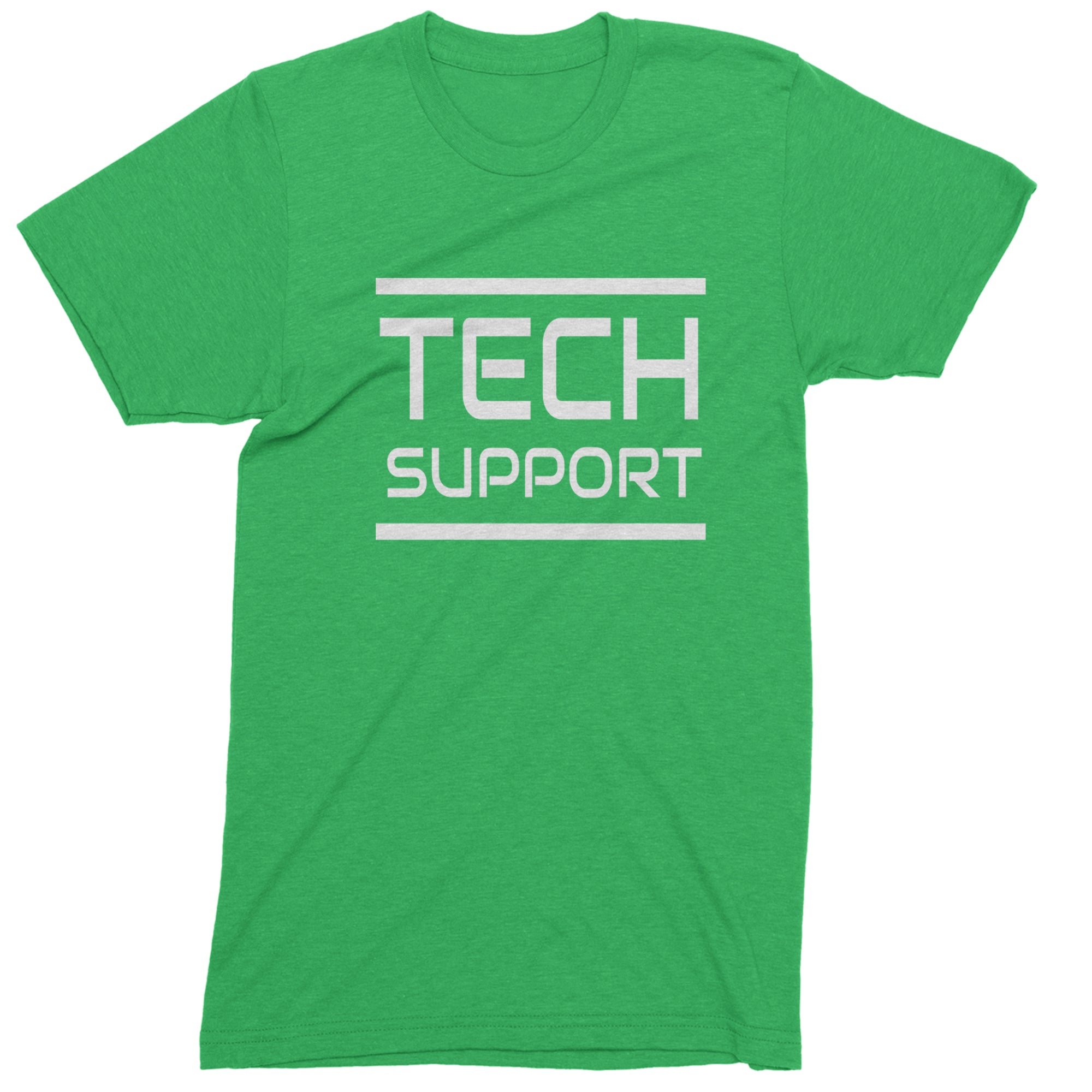 Tech Support Technologist IT Mens T-shirt Kelly Green