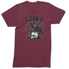 F-Caw-F Crow On Skull F-ck Off Gothic Men&