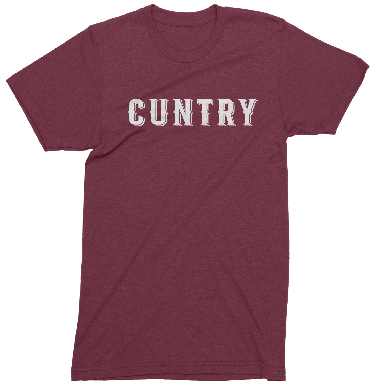 Cuntry Been Country Cowboy Mens T-shirt Maroon