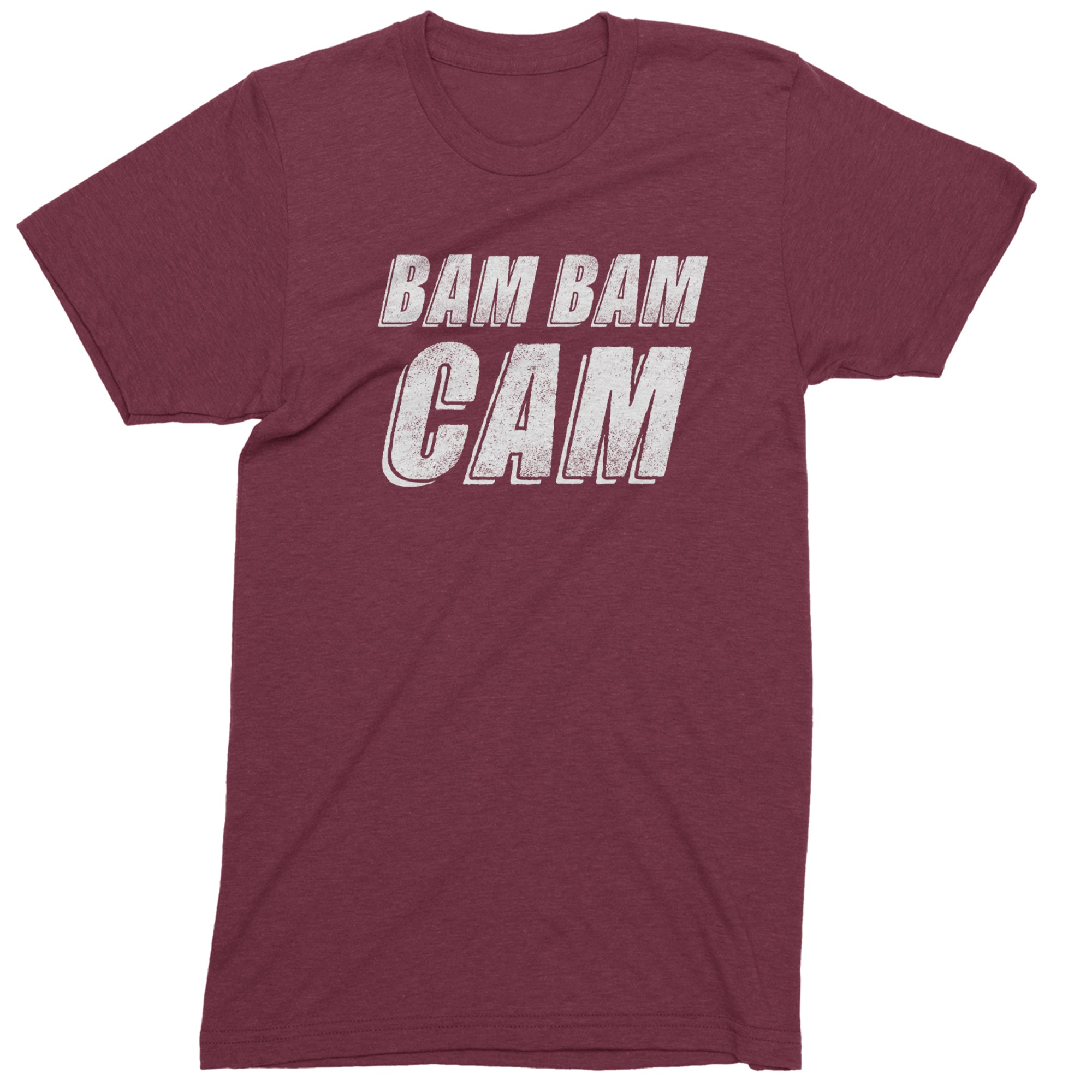 Bam Bam Cam Mens T-shirt Maroon