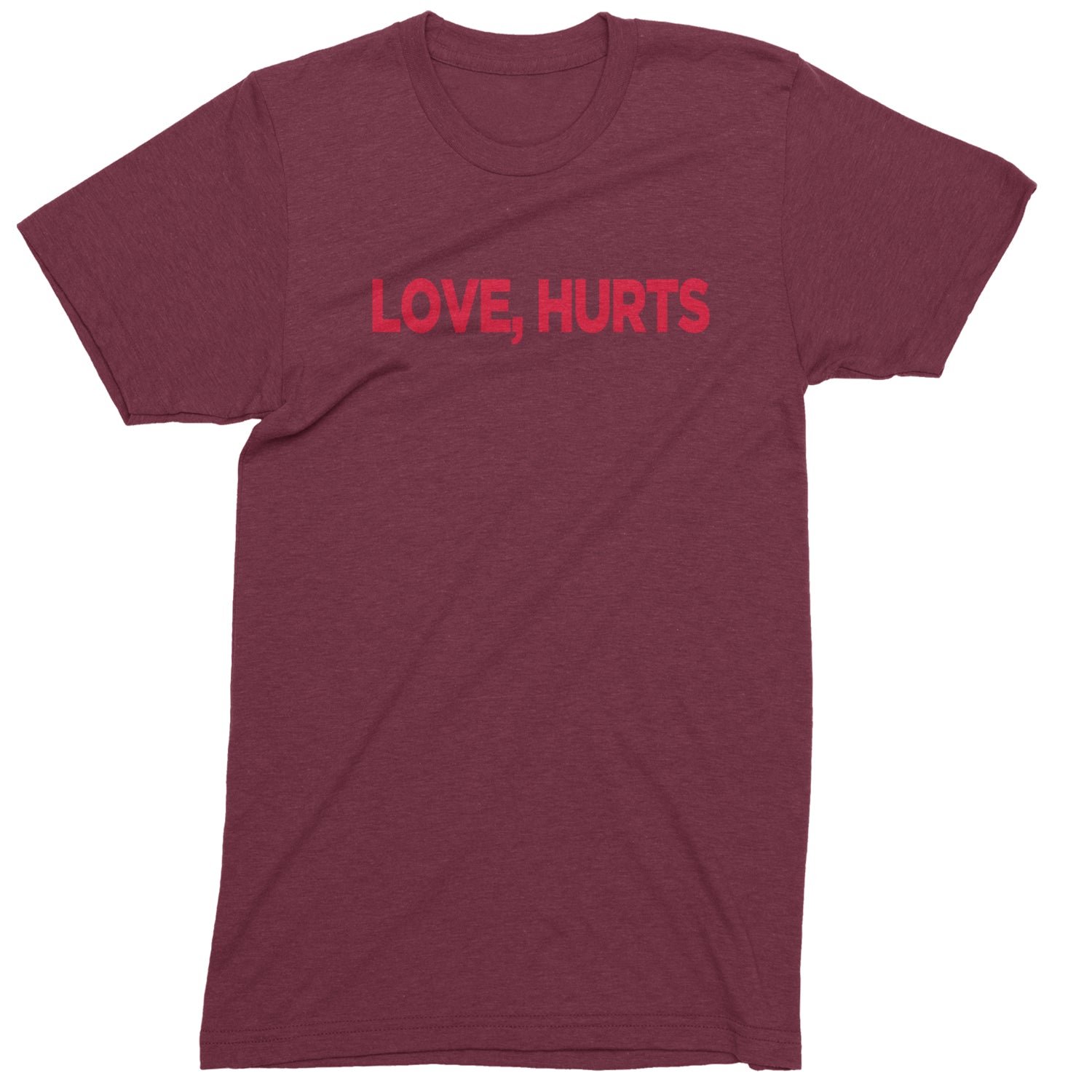 Love Hurts Men's T-shirt Maroon