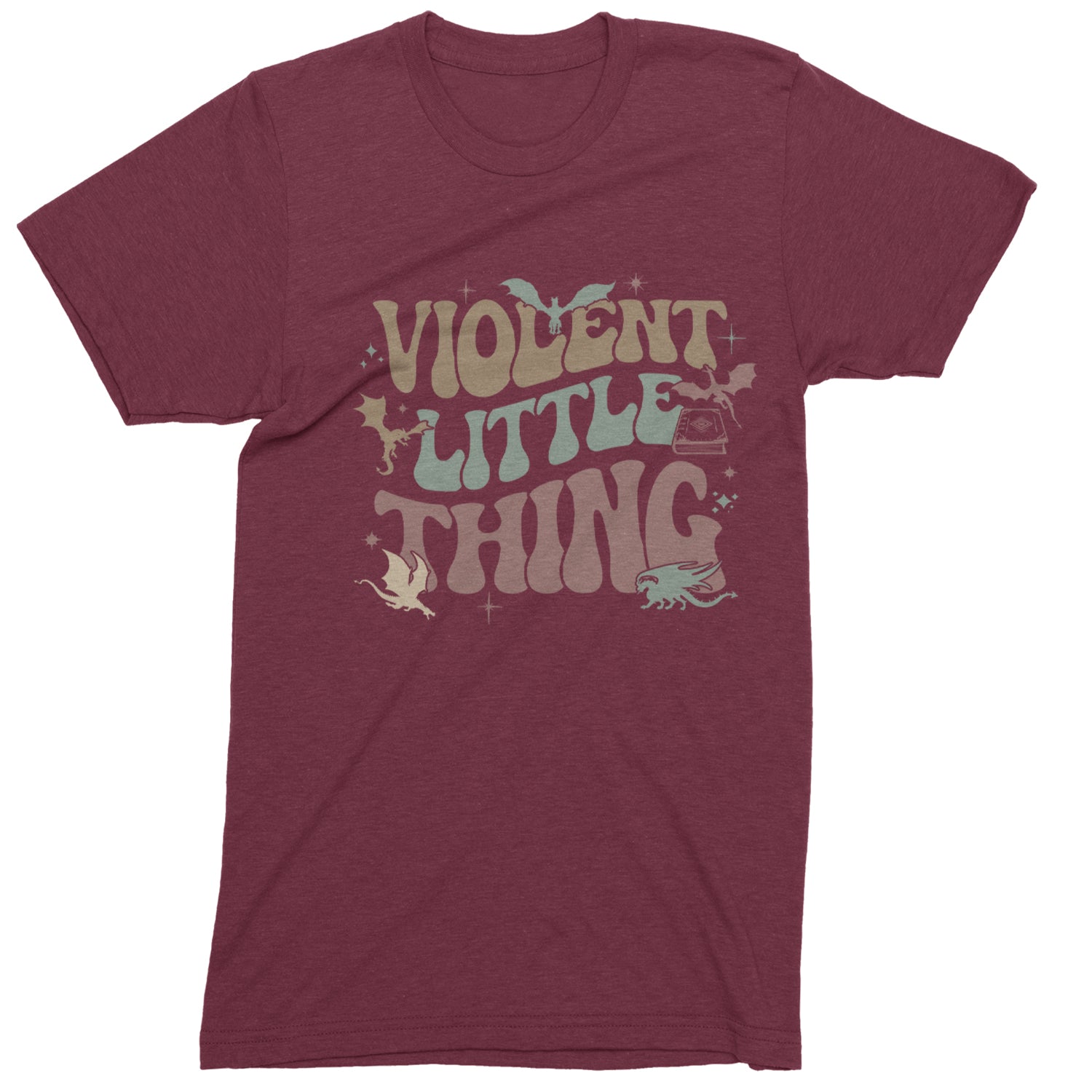 Violent Little Thing Dragon Youth-Sized Hoodie Maroon