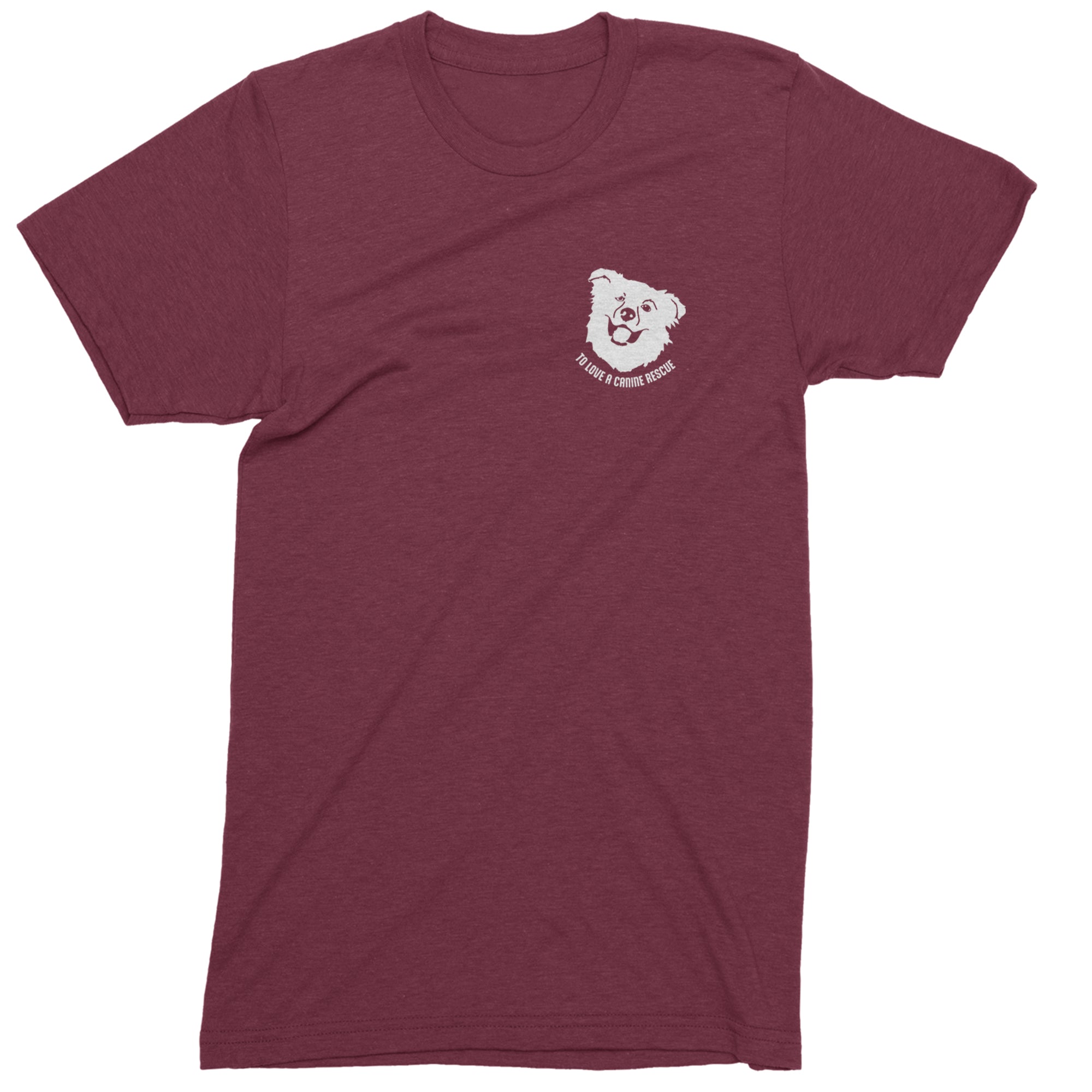 TLC Chelsea's Barking Back Mens T-shirt Maroon