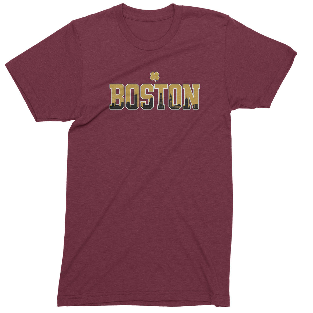 Boston City Pride Irish Mens T-shirt Maroon