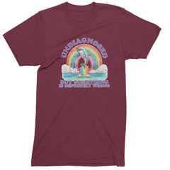 Undiagnosed But Something Is Definitely Wrong Men's T-shirt Maroon