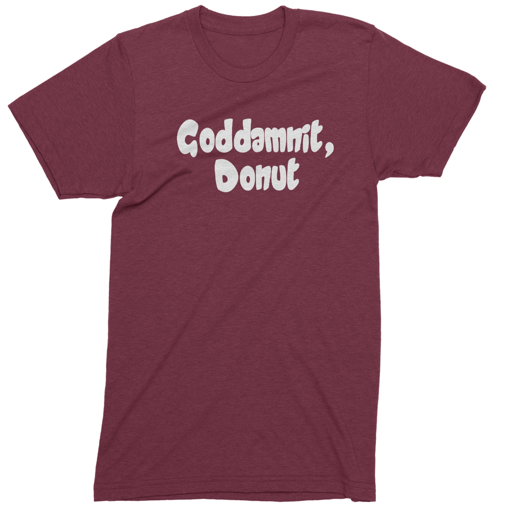 Godd-mnit, Donut Carl Mens T-shirt Maroon