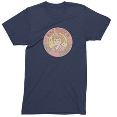 Eat Dirt And Die, Trash Golden Girls Mens T-shirt Navy Blue