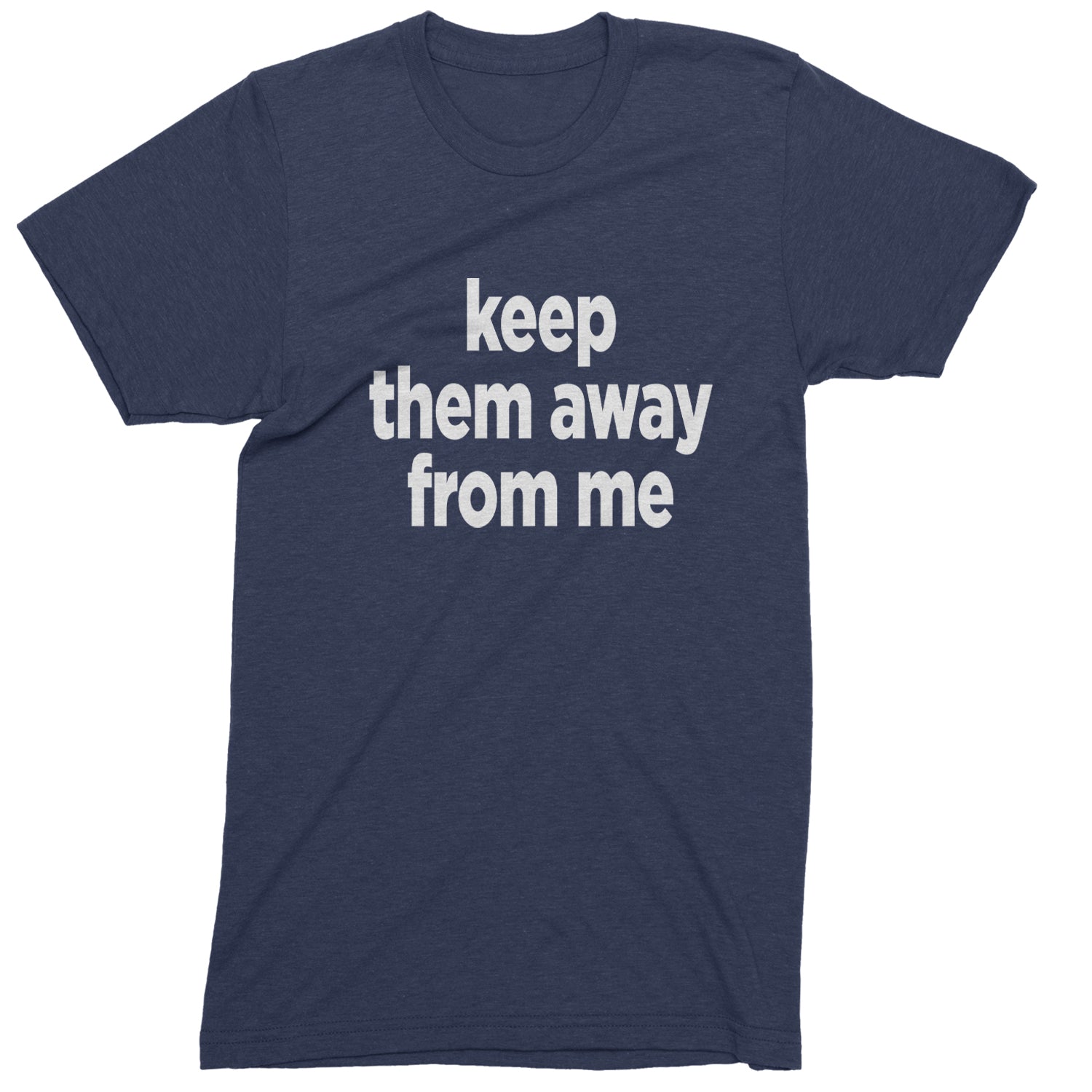 Keep Them Away From Me Mens T-shirt Navy Blue