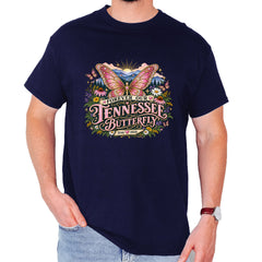 Forever Our Tennessee Butterfly Dolly Mens T-shirt Navy Blue