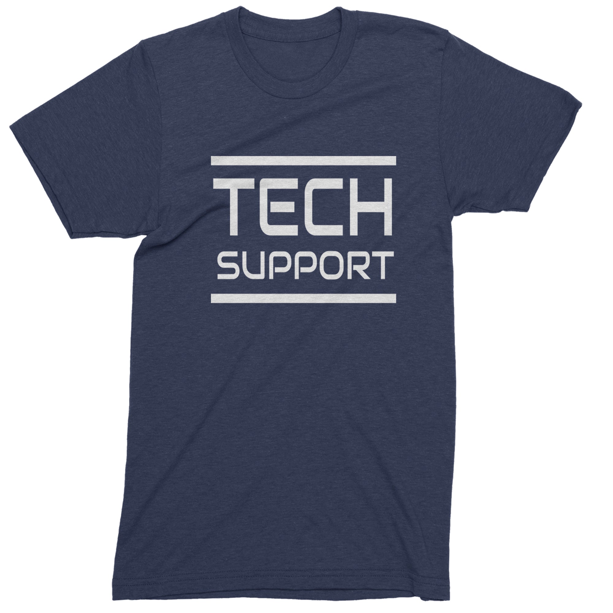 Tech Support Technologist IT Mens T-shirt Navy Blue