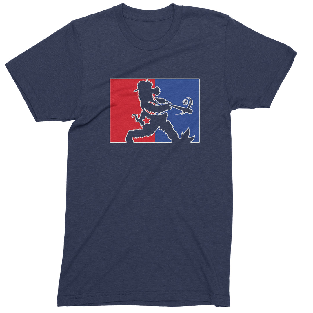 Batter Up Philly Baseball Phan Mens T-shirt Navy Blue