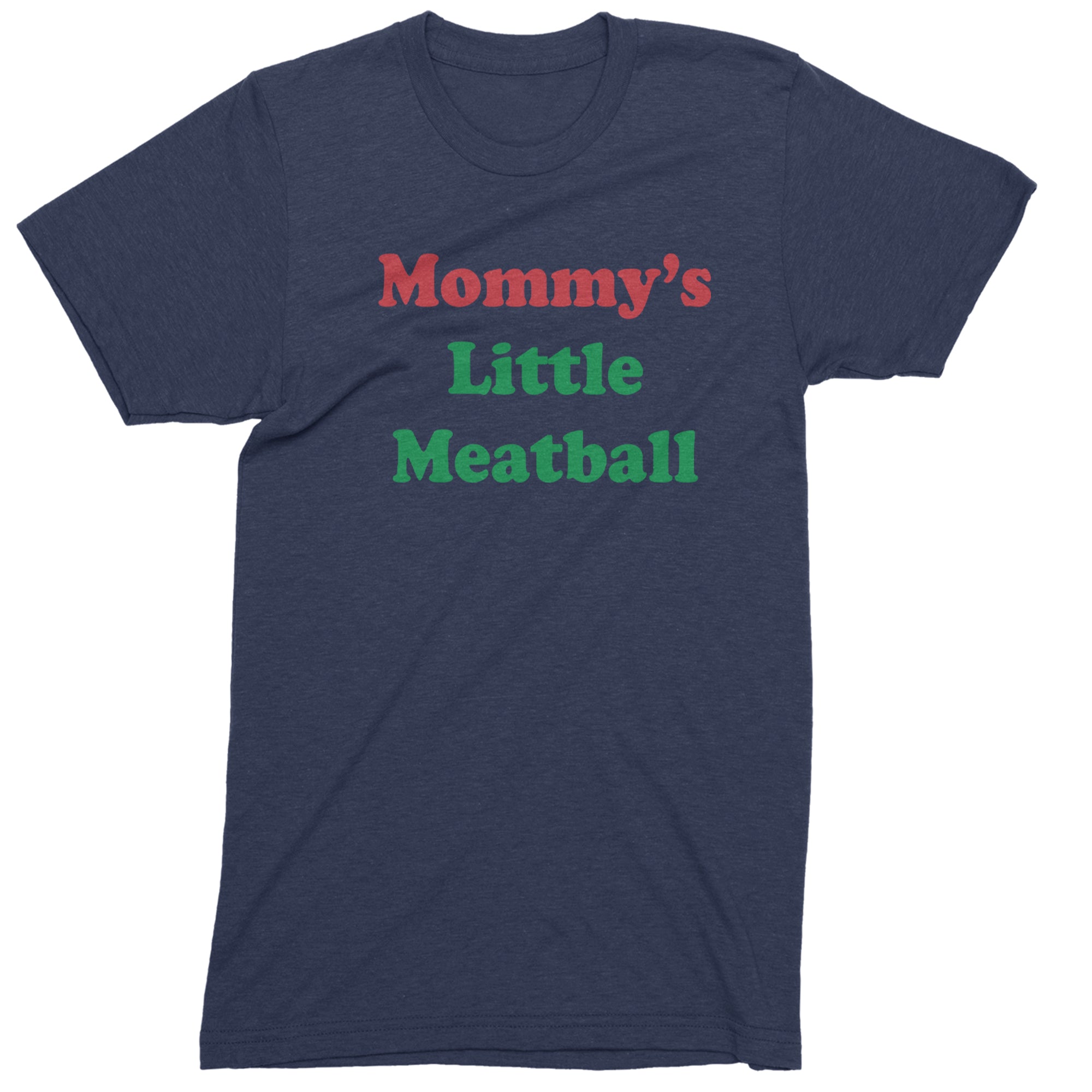 Mommy's Little Meatball Love Island Men's T-shirt Navy Blue