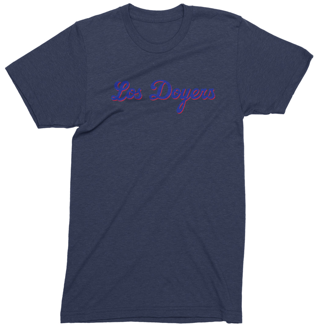 Los Doyers LA Baseball Men's T-shirt Navy Blue