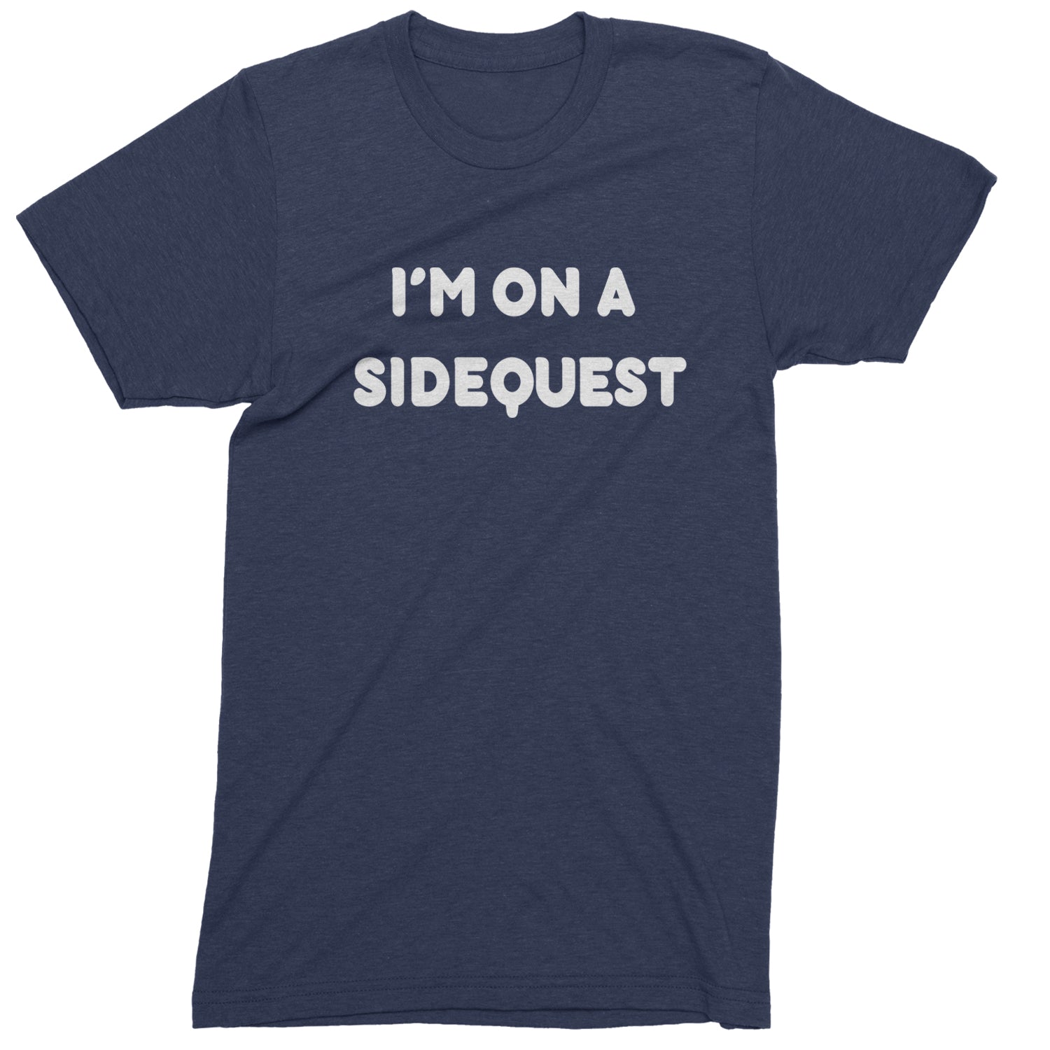 I'm On A Sidequest Festival Rave EDM Mens T-shirt Navy Blue