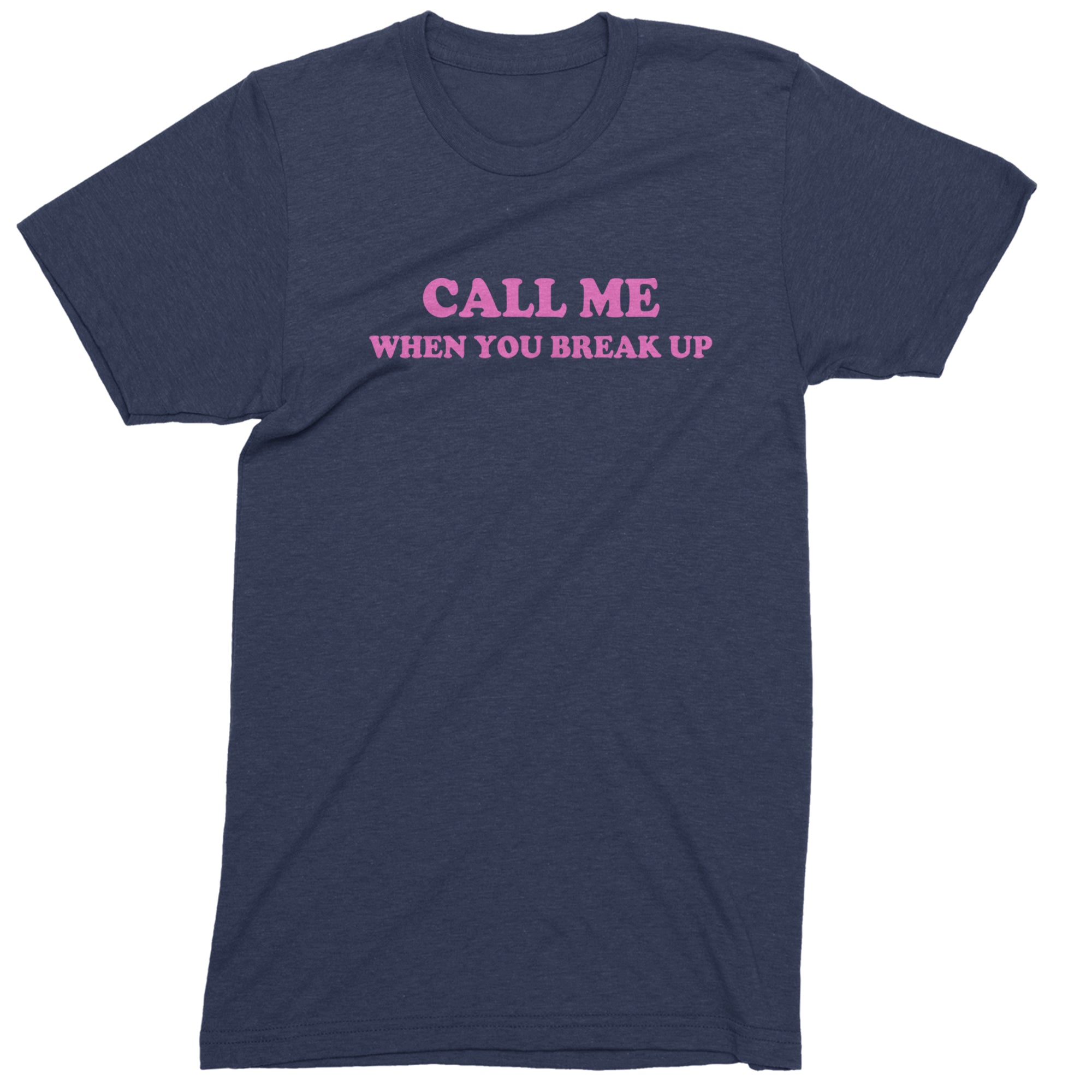 Call ME When You Break Up Men's T-shirt Navy Blue