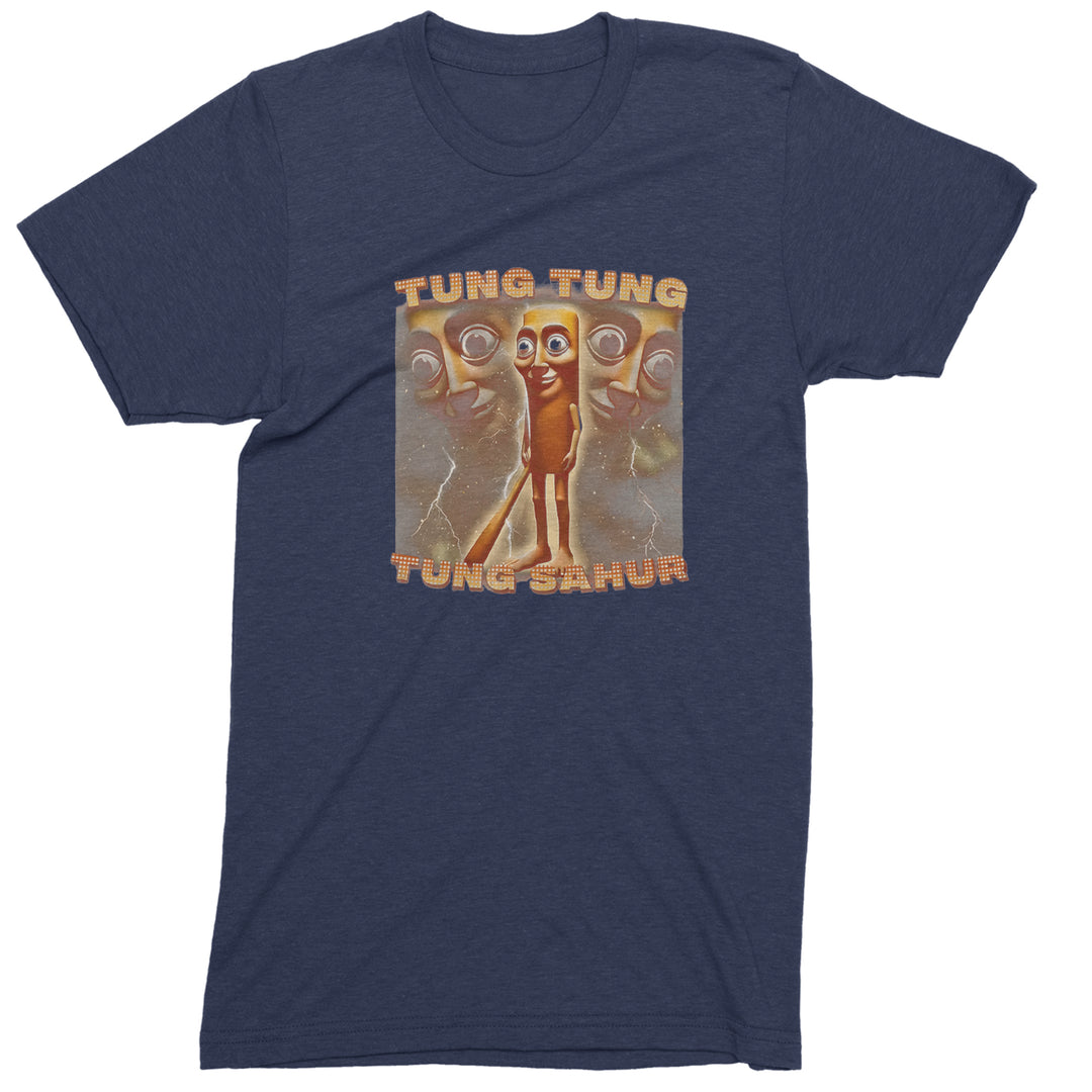 Tung Tung Tung Sahur Enforcer Men's T-shirt Navy Blue