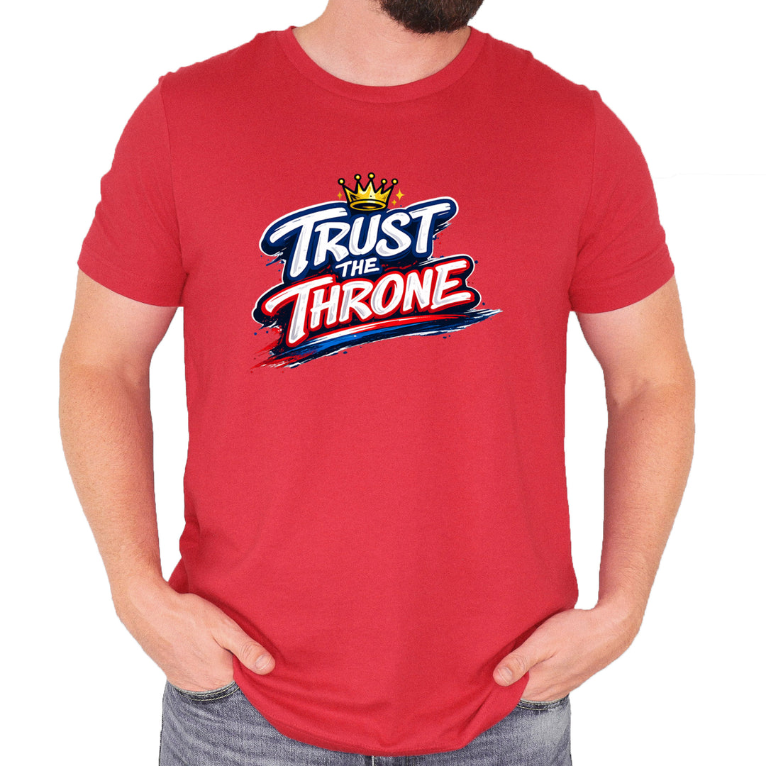 Trust The Throne Crown Philly Hoops Mens T-shirt Red