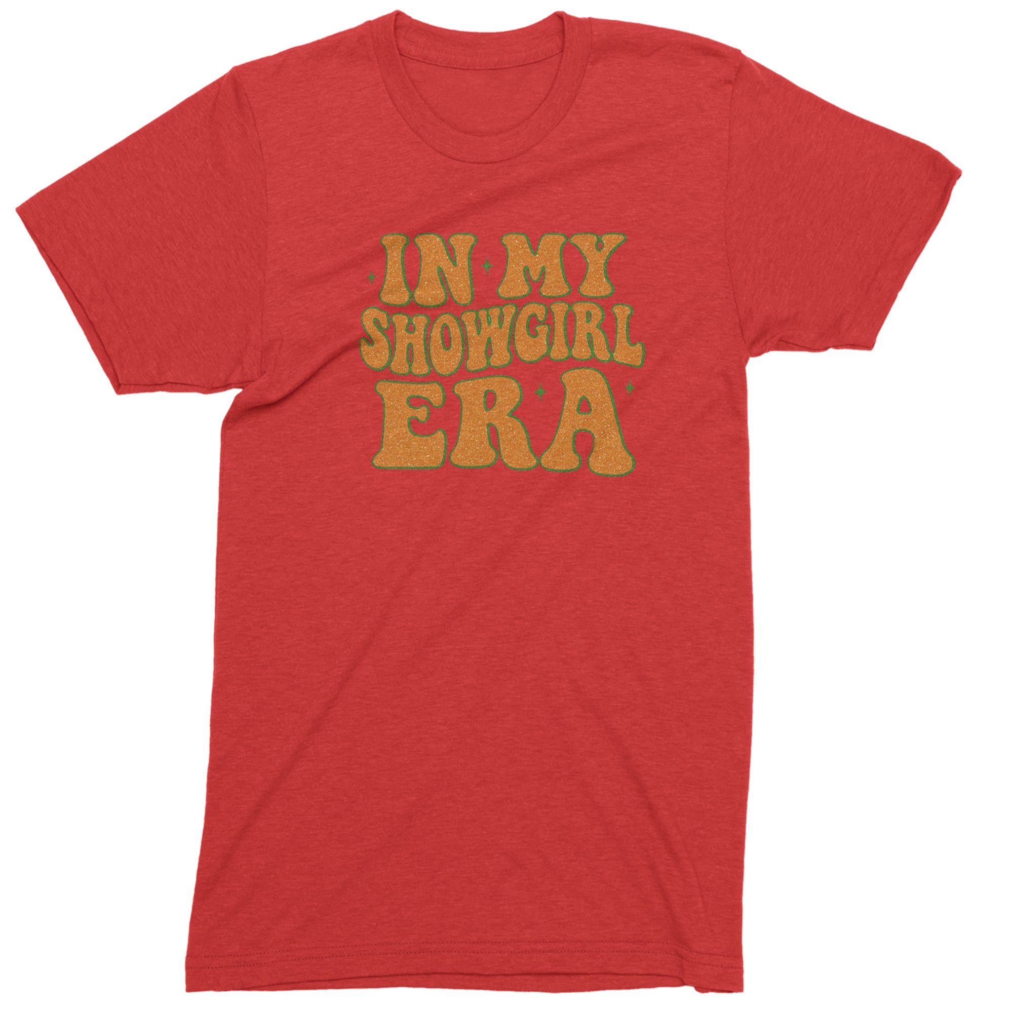 In My Showgirl Era Retro Mens T-shirt Red
