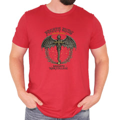 Fourth Wing Dragon Rider Vintage Basgiath War College Mens T-shirt Red
