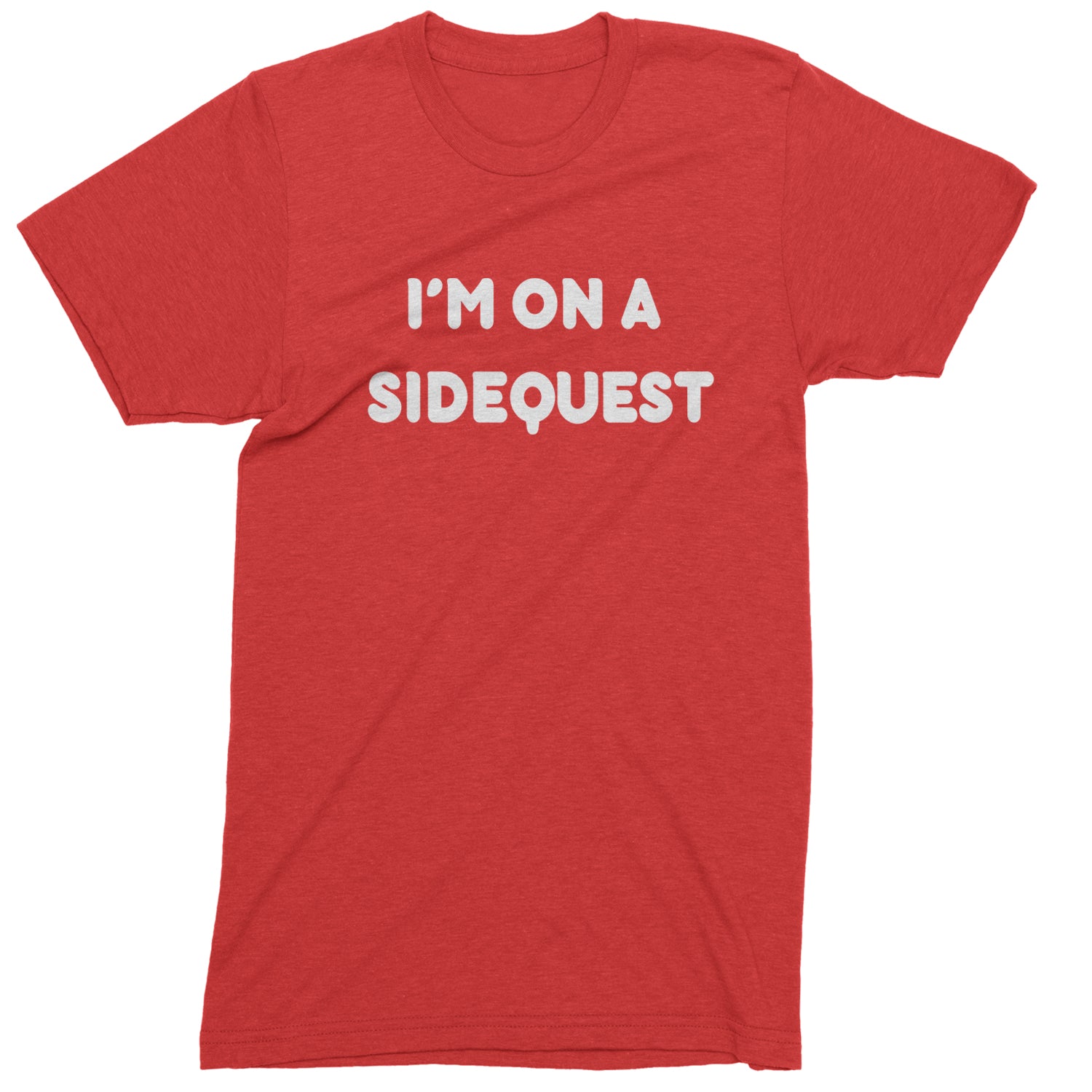 I'm On A Sidequest Festival Rave EDM Mens T-shirt Red