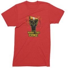 Hoist The Cone Pittsburgh Pride Mens T-shirt Red