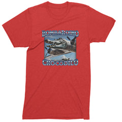 Bombardino Crocodilo Brainrot Men's T-shirt Red
