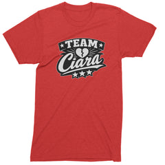 Team Ciara Scamanda Broken Heart Mens T-shirt Red