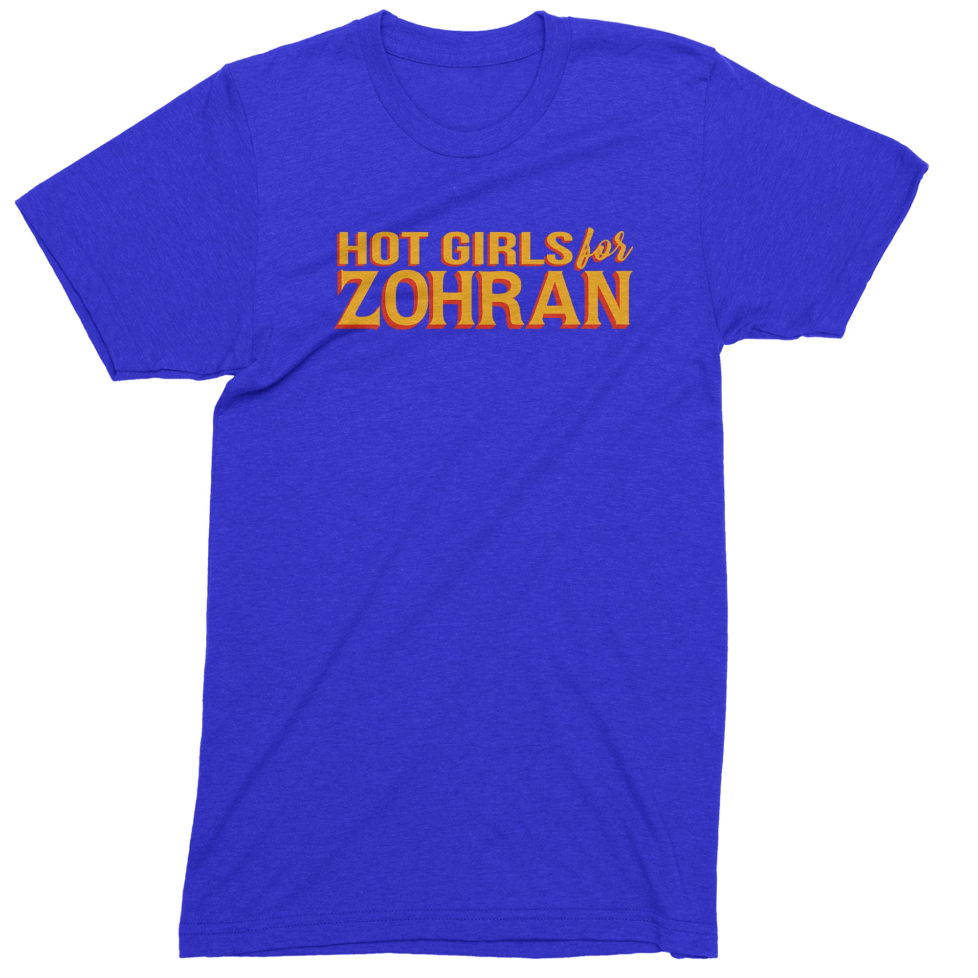 Hot Girls for Zohran Meme Mens T-shirt Royal Blue
