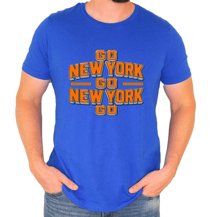 Go New York Go Basketball Mens T-shirt
