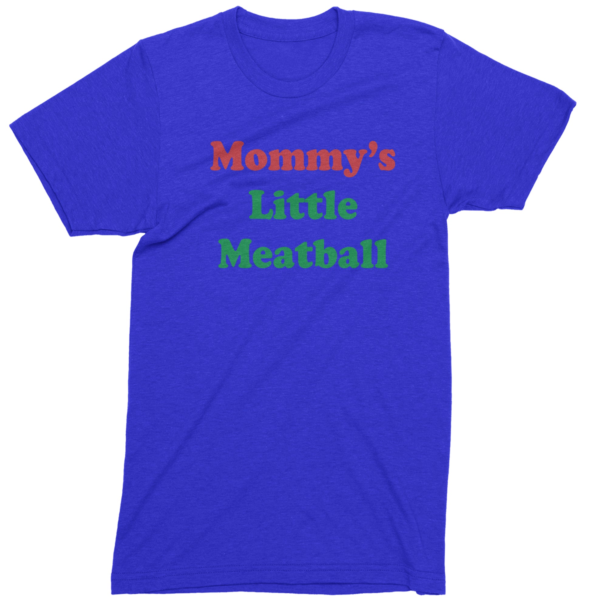 Mommy's Little Meatball Love Island Men's T-shirt Royal Blue