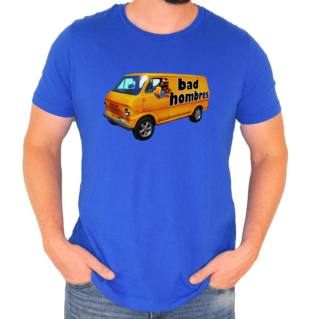 Bad Hombres Van West Chester Band Mens T-shirt Royal Blue