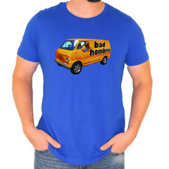 Bad Hombres Van West Chester Band Mens T-shirt Royal Blue