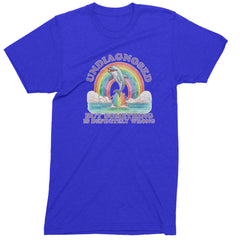 Undiagnosed But Something Is Definitely Wrong Men's T-shirt Royal Blue
