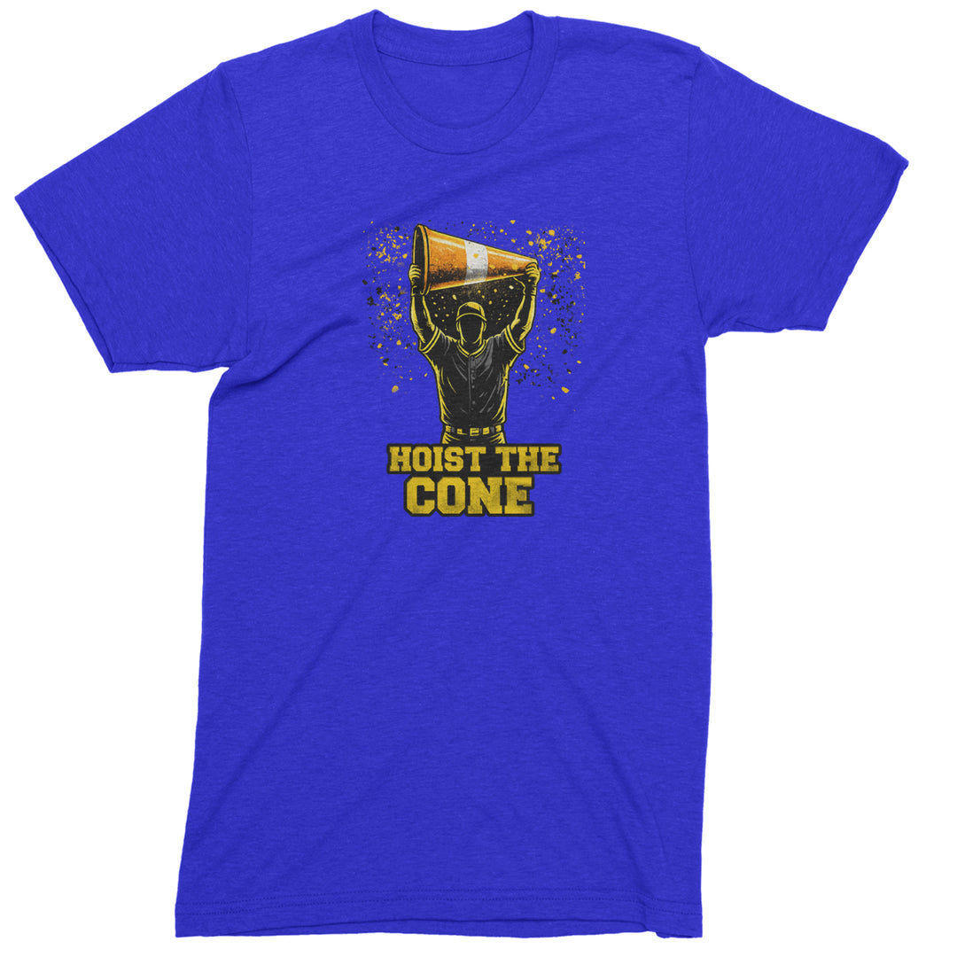 Hoist The Cone Pittsburgh Pride Mens T-shirt Royal Blue