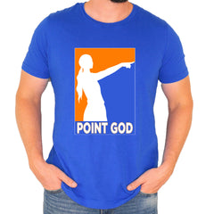 Point God Cunningham Basketball Pointing Meme  Mens T-shirt Royal Blue