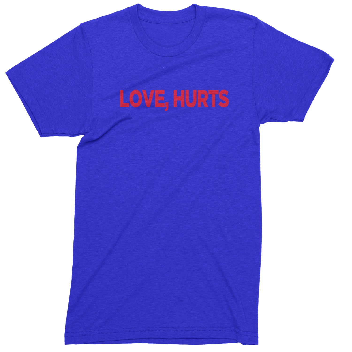 Love Hurts Men's T-shirt Royal Blue