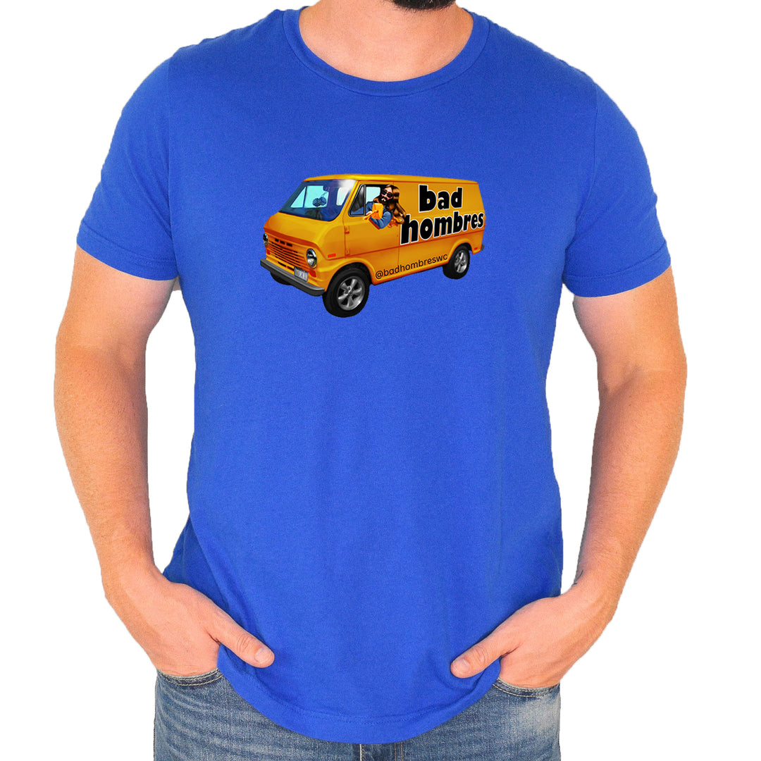 Bad Hombres Van West Chester Band Mens T-shirt Royal Blue