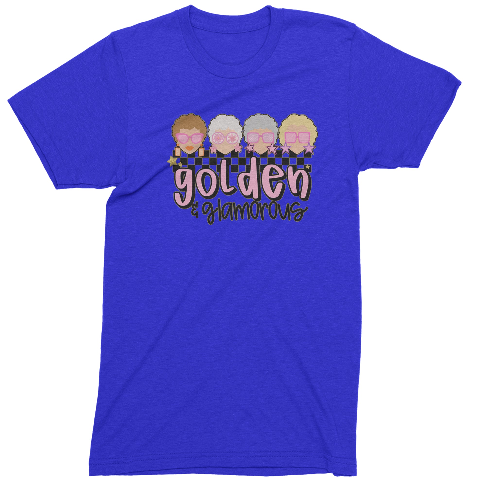 Golden And Glamorous Golden Girls Men's T-shirt Royal Blue