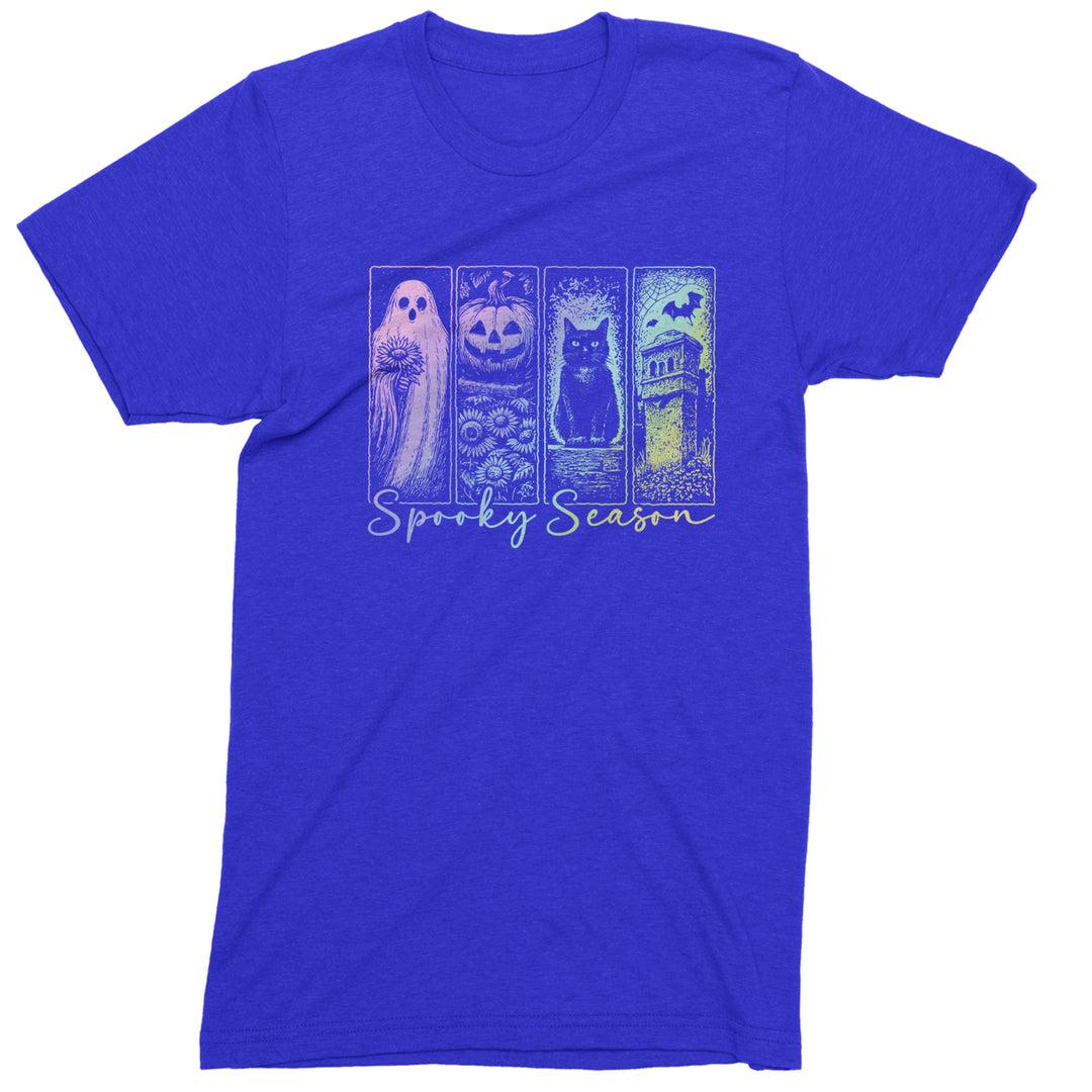Spooky Season Cute Pastel Halloween Design Mens T-shirt Royal Blue