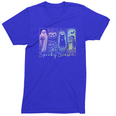 Spooky Season Cute Pastel Halloween Design Mens T-shirt Royal Blue