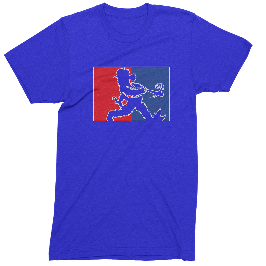 Batter Up Philly Baseball Phan Mens T-shirt Royal Blue