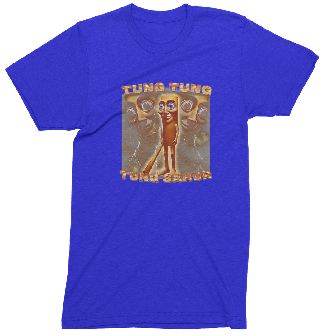 Tung Tung Tung Sahur Enforcer Men's T-shirt Royal Blue