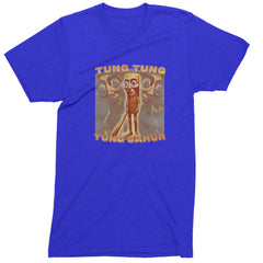 Tung Tung Tung Sahur Enforcer Men's T-shirt Royal Blue
