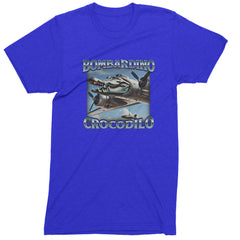 Bombardino Crocodilo Brainrot Men's T-shirt Royal Blue