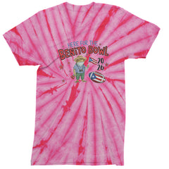 Frog Here for the Benito Bowl Football Mens T-shirt Tie-Dye Spider Pink