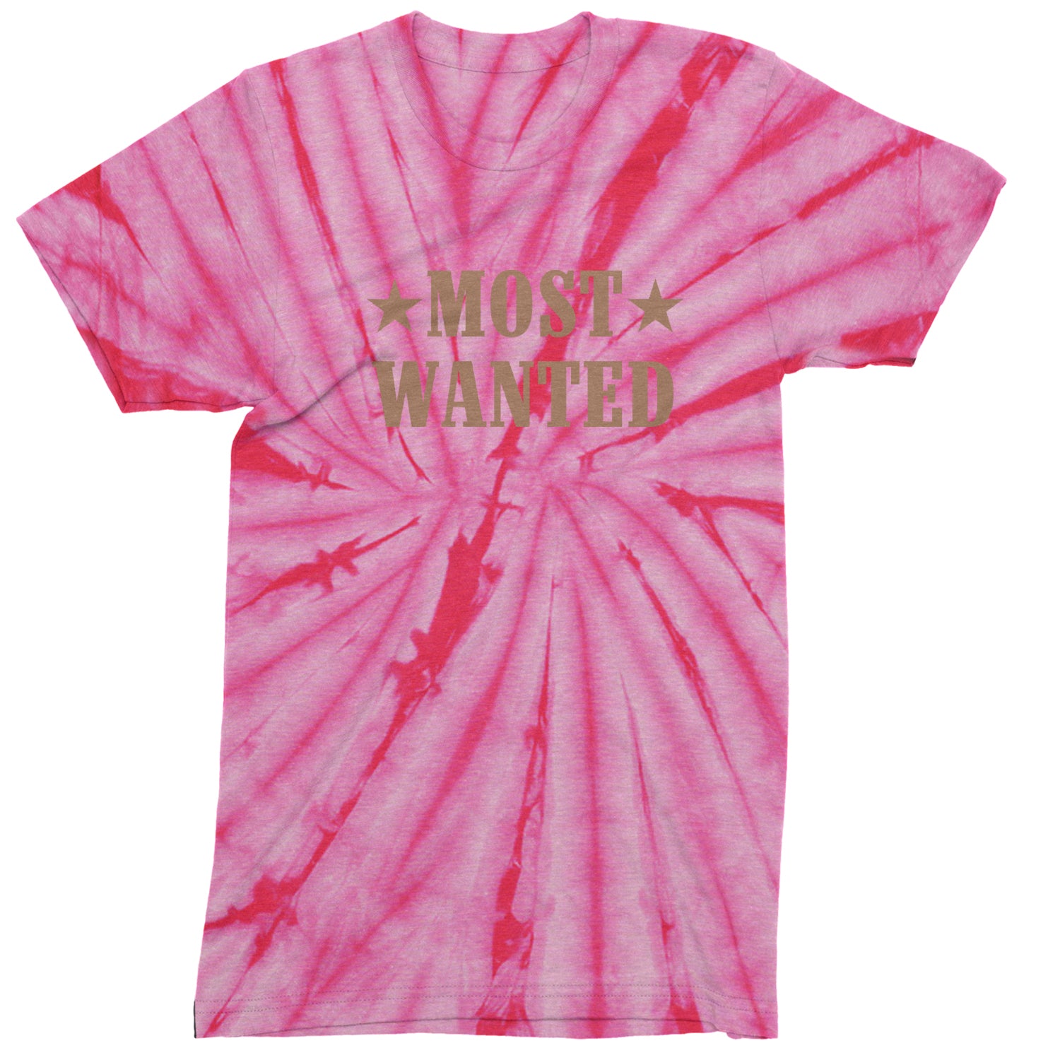 Most Wanted Cowboy Youth-Sized Hoodie Tie-Dye Spider Pink